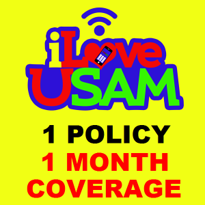 1 Insurance Policy for 1 Month Coverage 