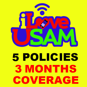 5 Insurance Policies for 3 Months Coverage